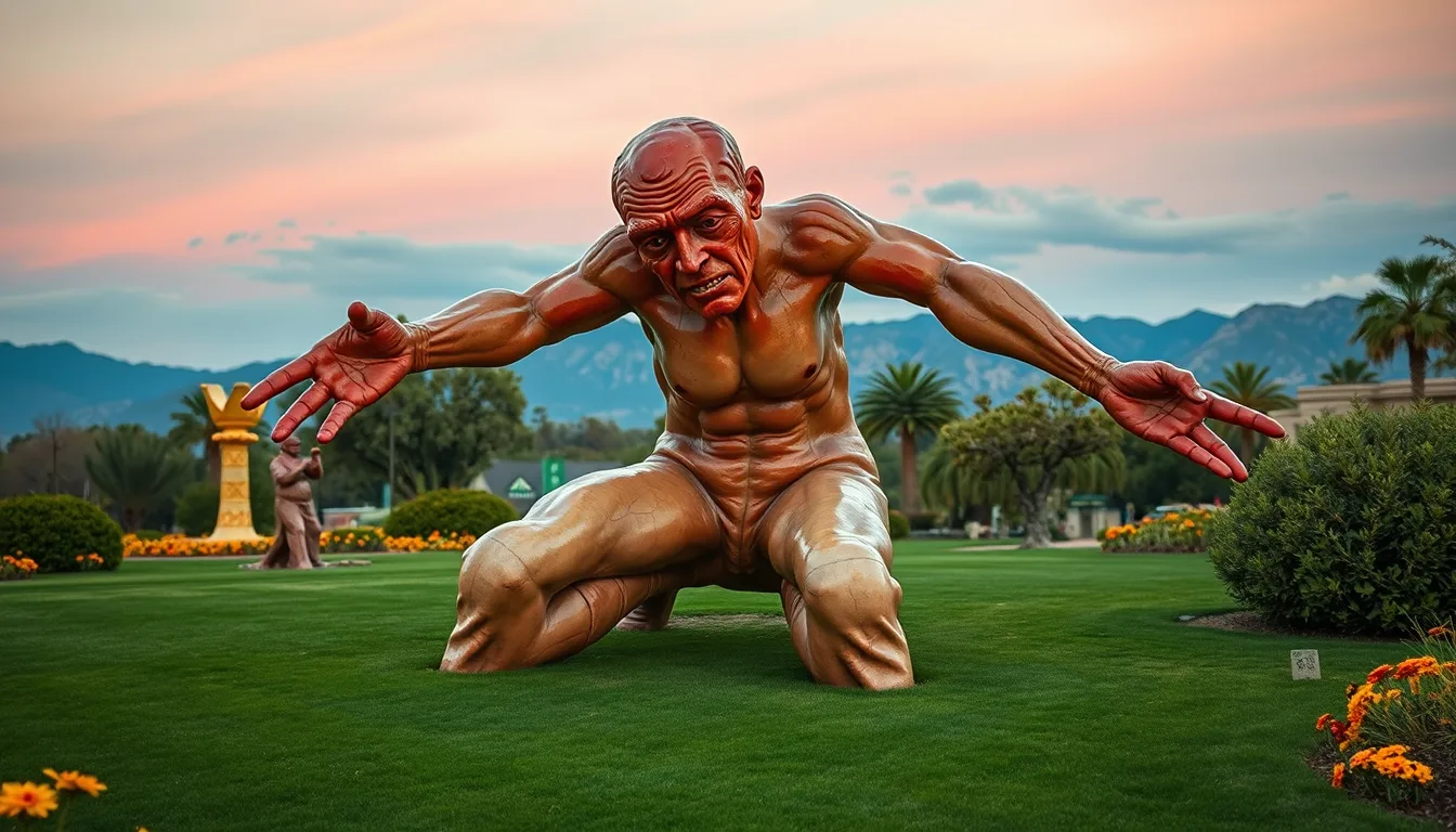 Sculpture for: Tell the world / Here is your glutton!
