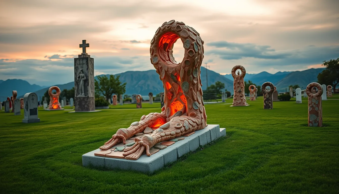 Sculpture for: So I can eat the remains / Hidden 'neath your gravestone