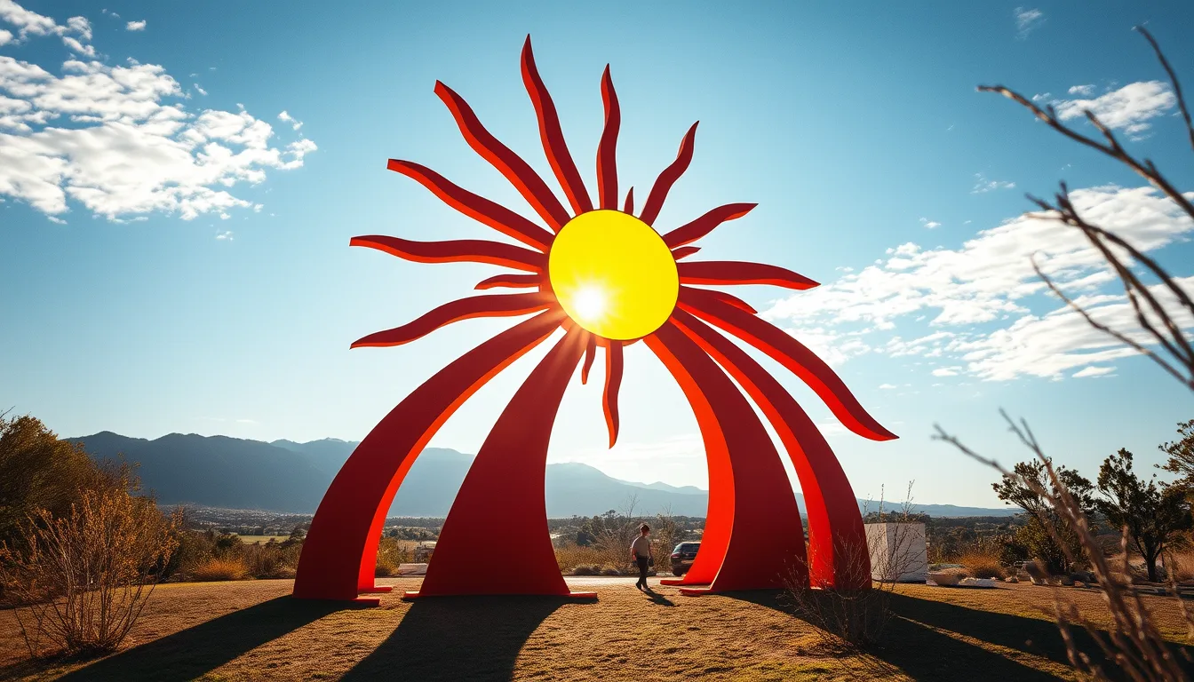 Sculpture for: You're surprised by the sun's warmth / Despite the troubled sky