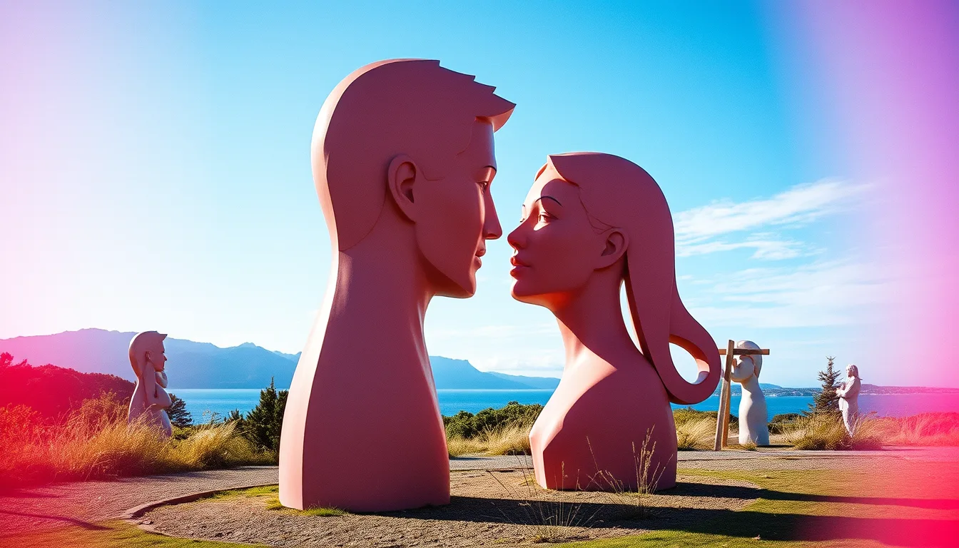 Sculpture for: Love is perceptive / Seeing through the tears as one might through the rain