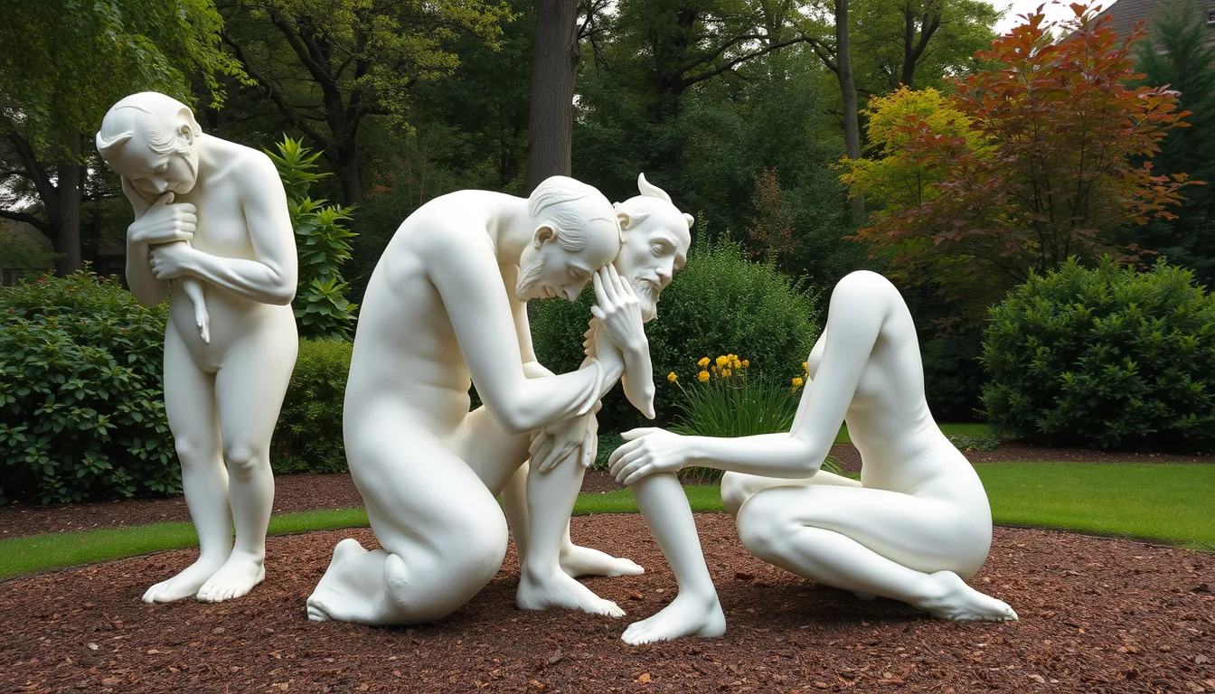 Sculpture for: The appetites of infirmity are sure to famish you / For this / The doctor loves me