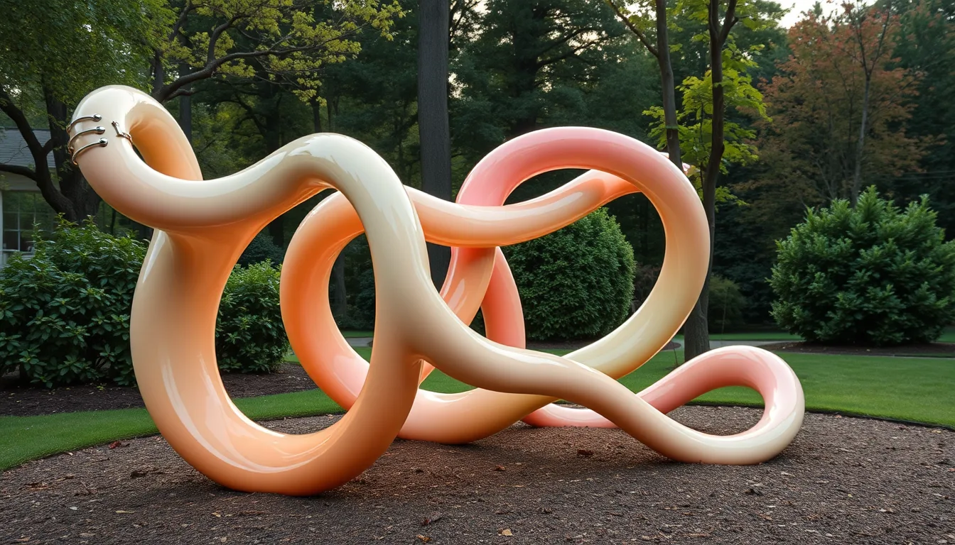 Sculpture for: A frenetic gift / Each time / More insane than the last