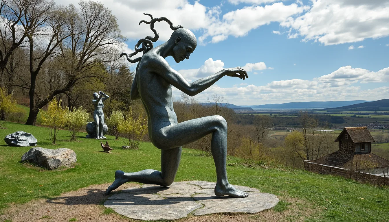 Sculpture for: When at least the suffering will be speakable