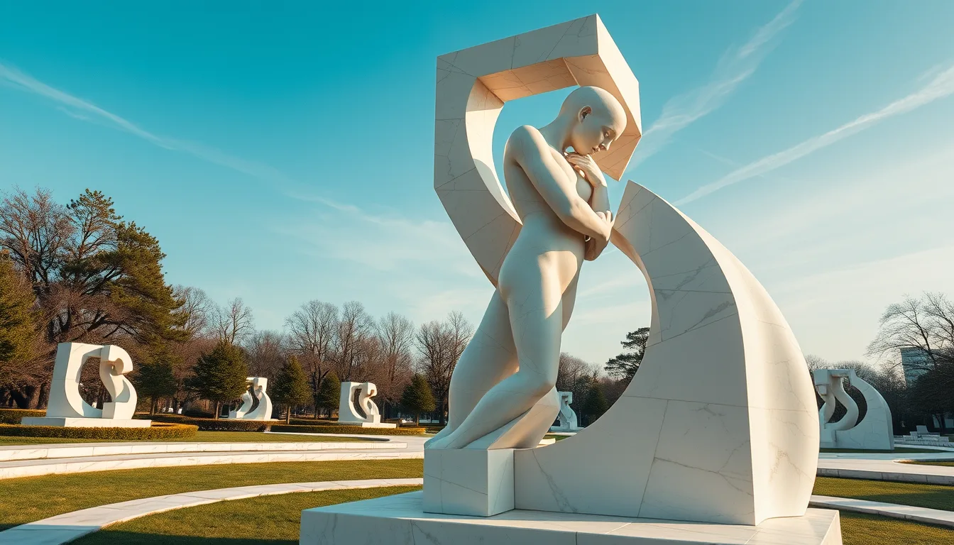 Sculpture for: Myself by your side / Engrossed in a spin of fate