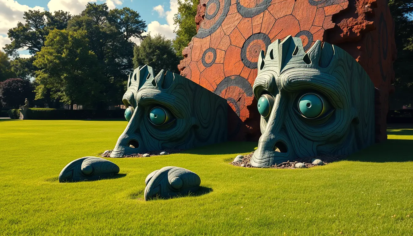 Sculpture for: All seeing eyes
