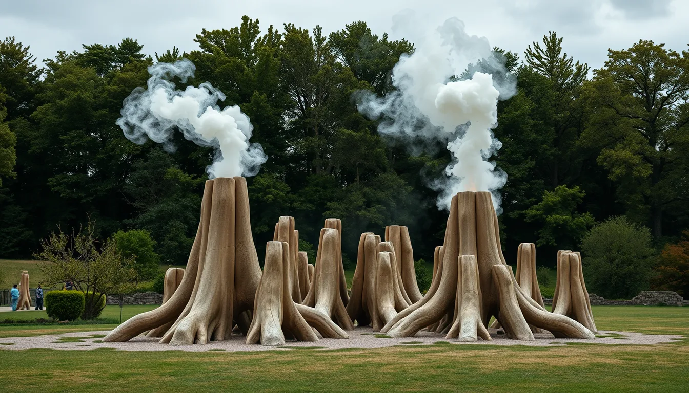 Sculpture for: Rising from the stumps of thirteen years