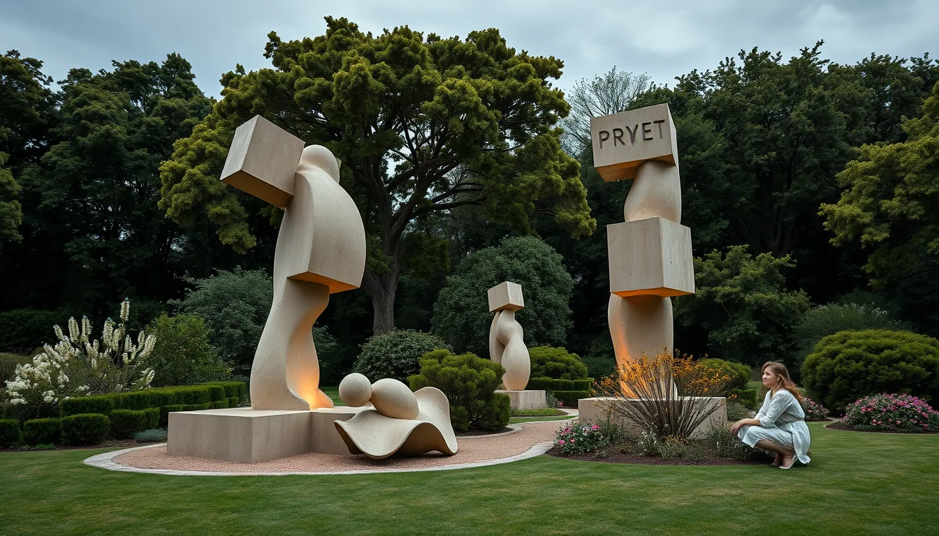 Sculpture for: Swept through mine / And I had to flee my own grove