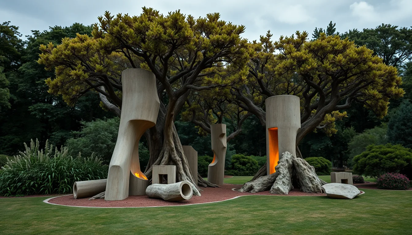 Sculpture for: Burning faster / Than anything else could grow