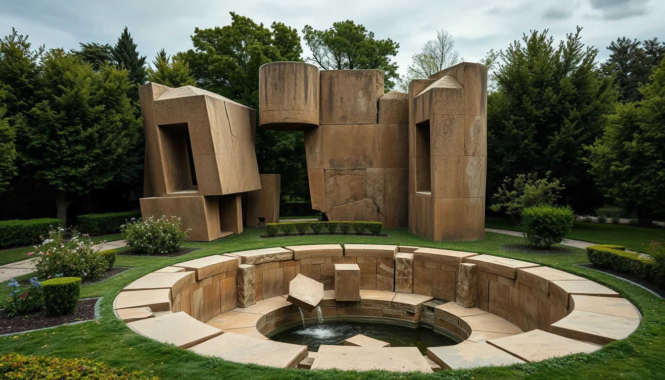 Sculpture for: Falling into unknown wells