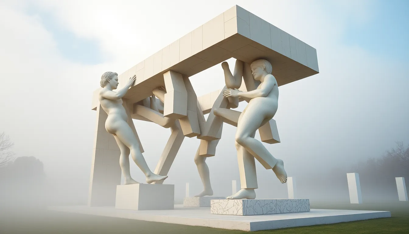 Sculpture for: The loss will be mine / And I will miss what would have been your praise
