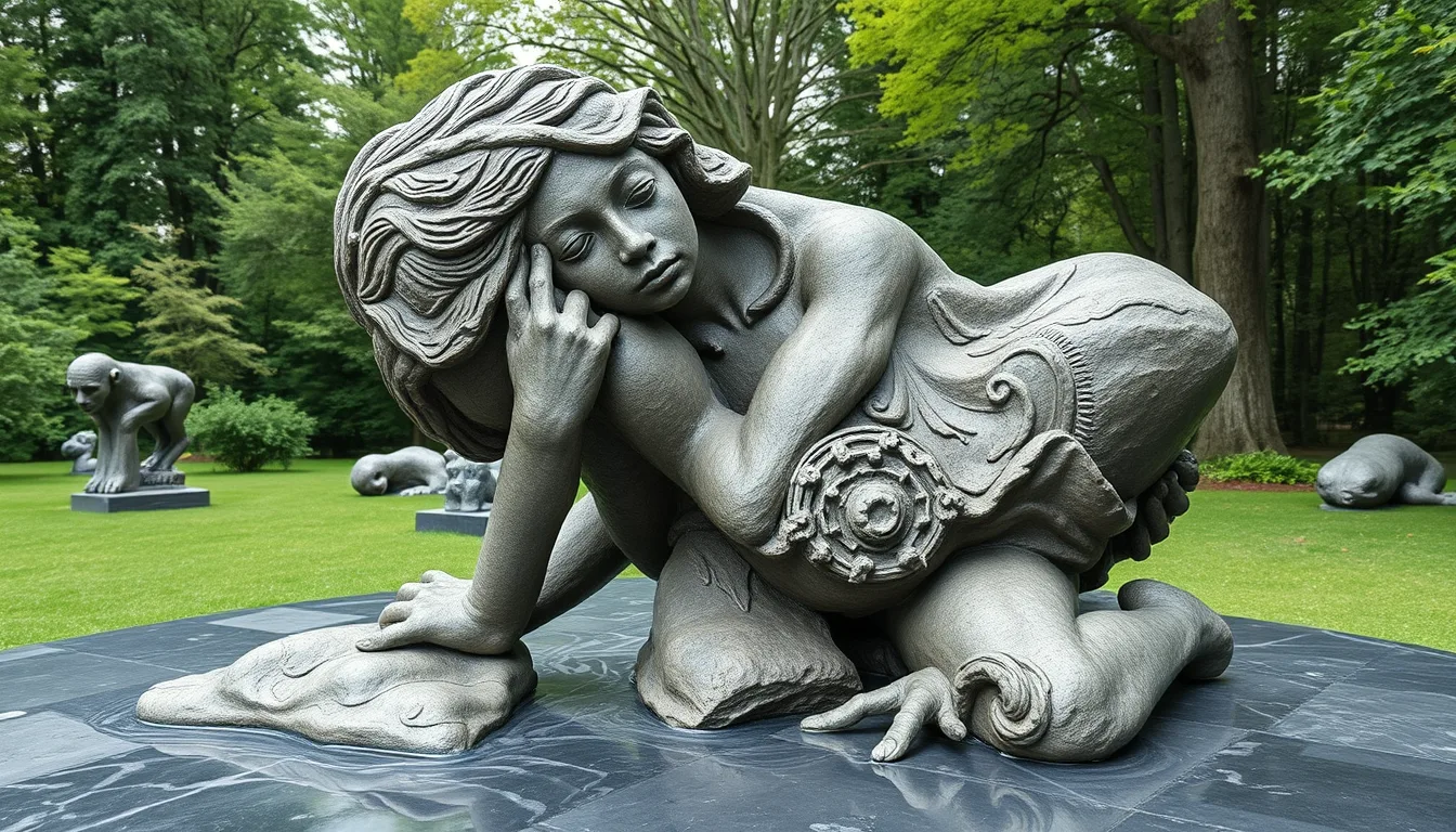 Sculpture for: First / Overthinking / Then / Just desire