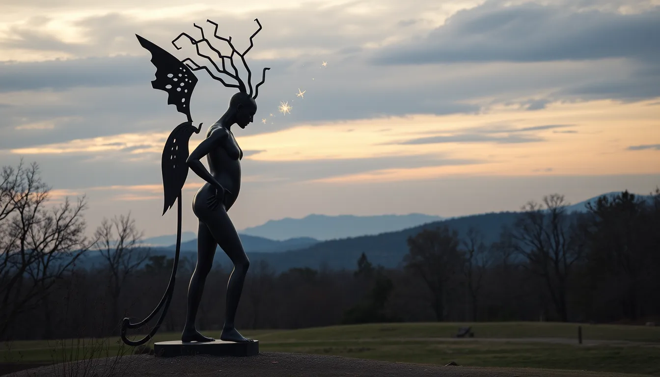 Sculpture for: Flies forth into a new world