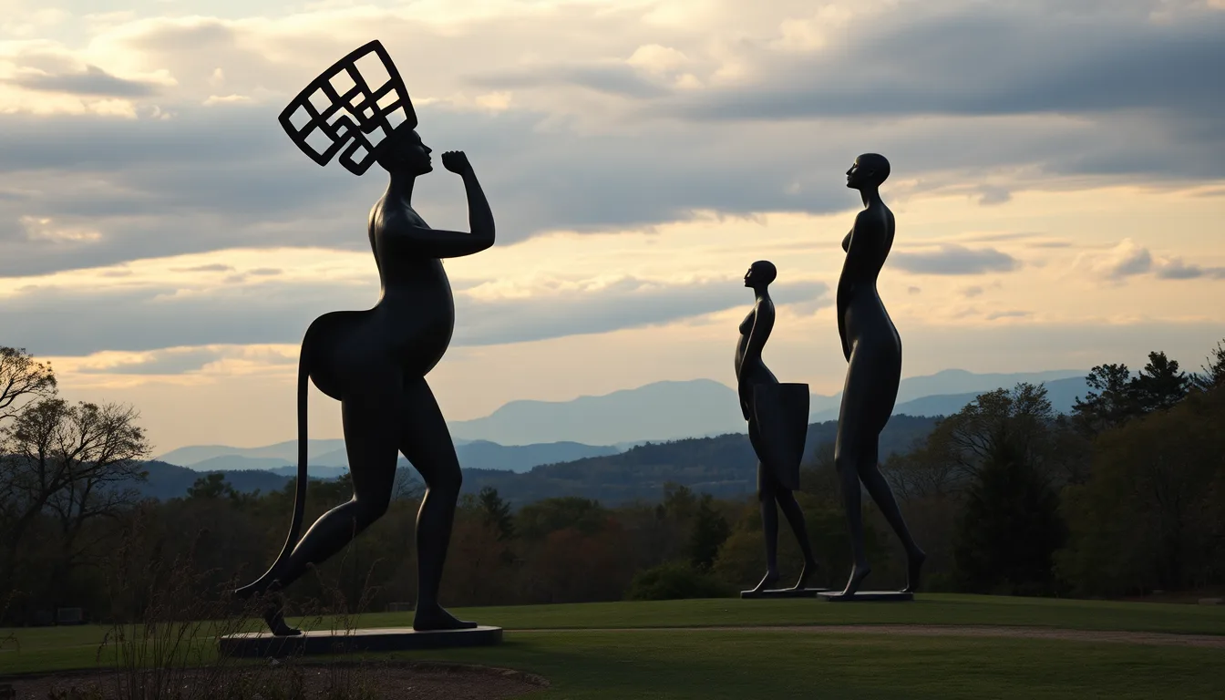 Sculpture for: Arise / My restless love / Survey / All that is sweet