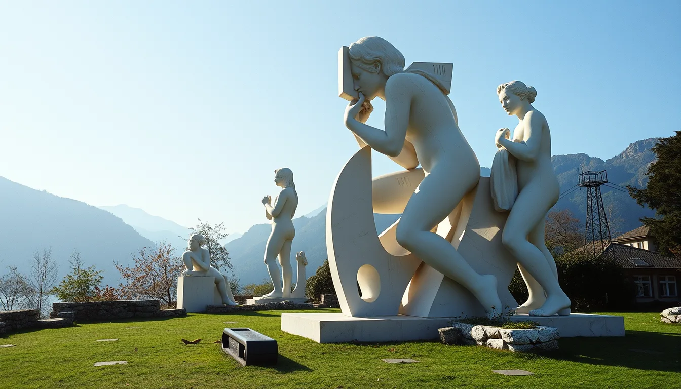 Sculpture for: My LGN is ill-equipped to receive these views / Flitting madly / Good for nothing