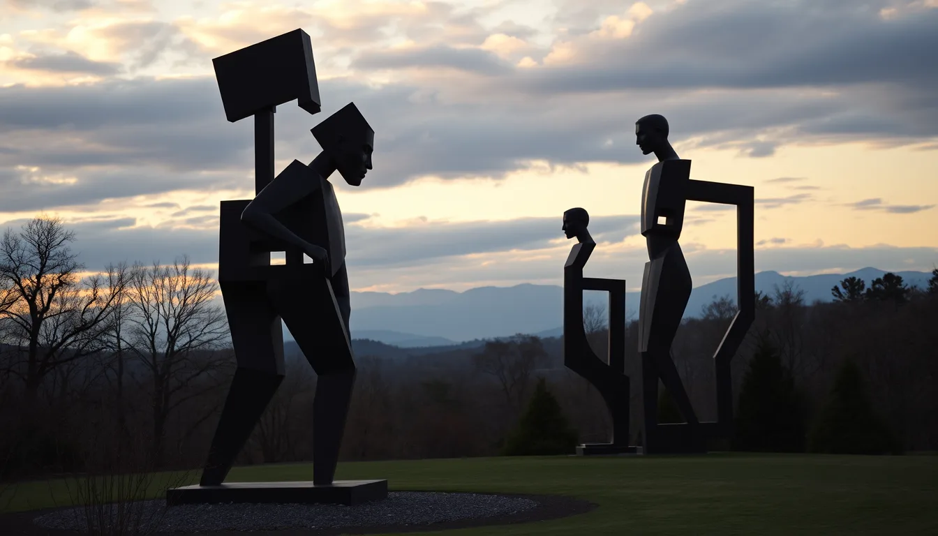 Sculpture for: But certain / That good is made better by evil
