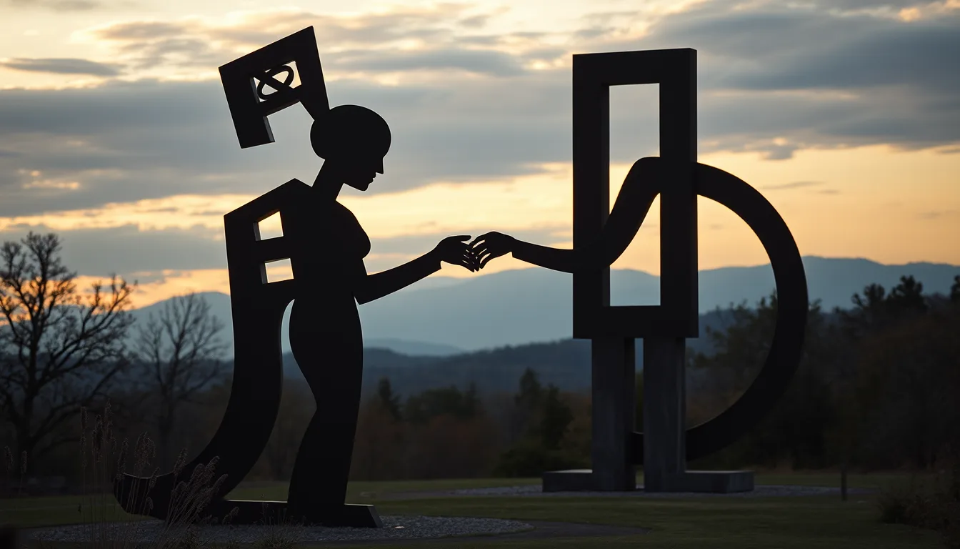 Sculpture for: And love is made stronger by loss