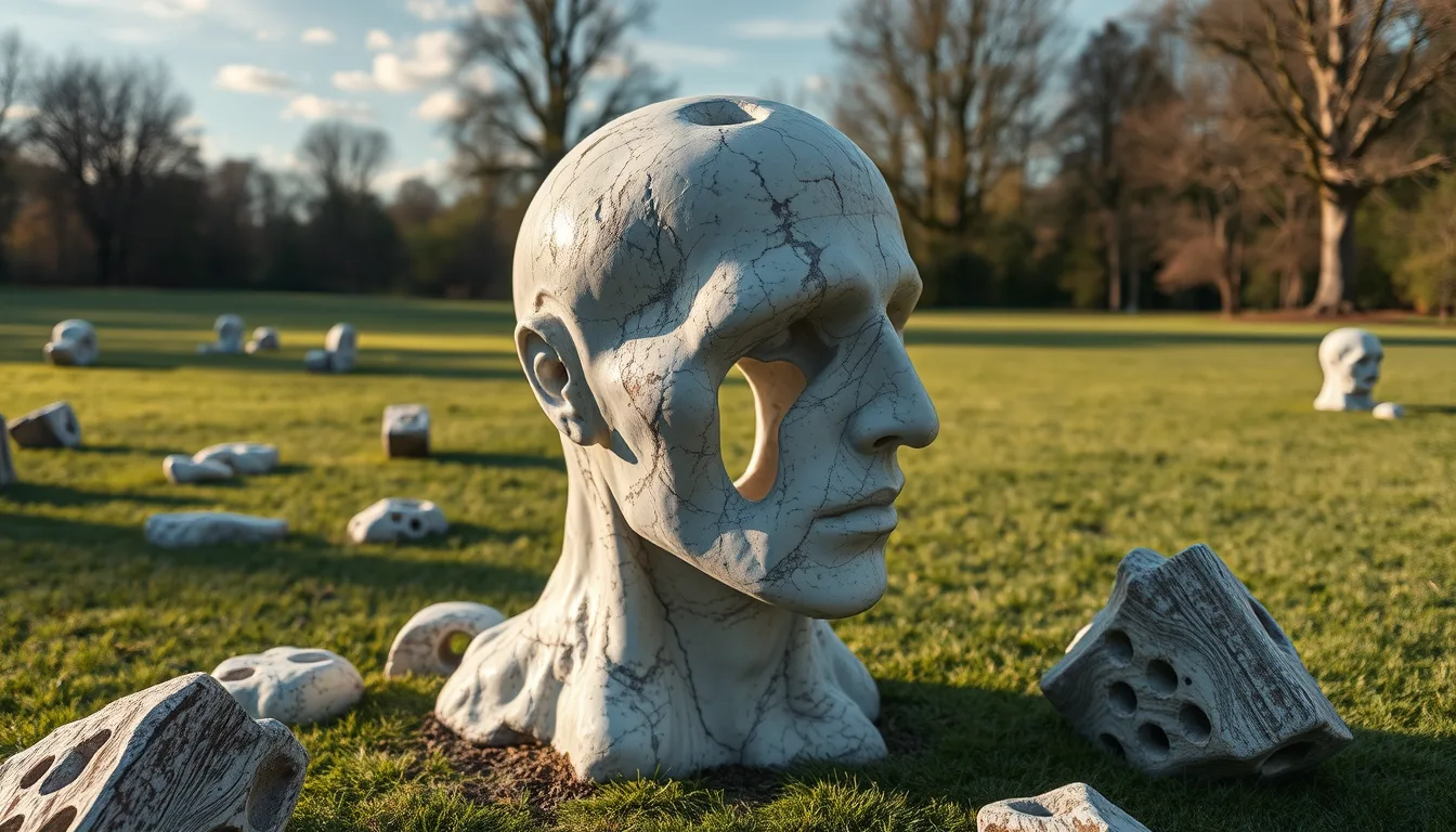 Sculpture for: So many nights with pain / Quaking from the deepest point