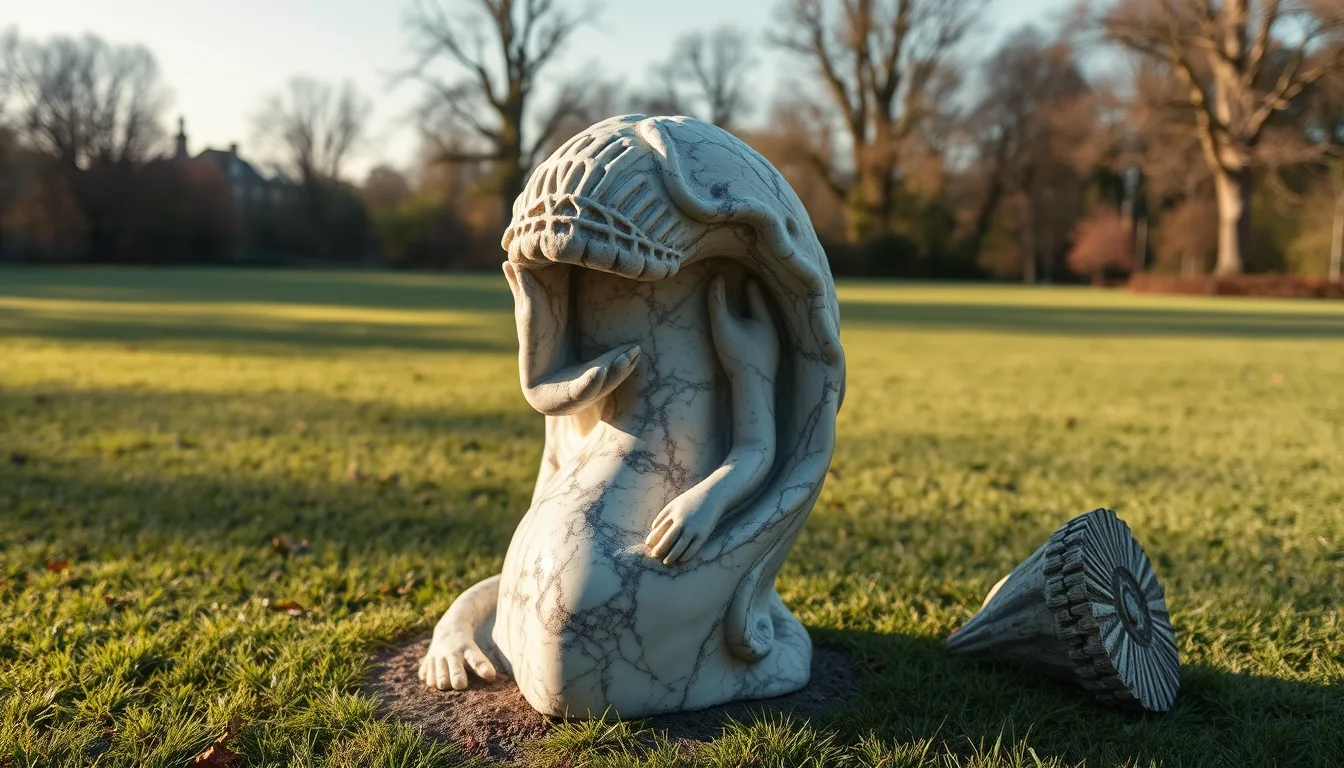 Sculpture for: I ransomed my life to be free from hers / Will the world pay up?