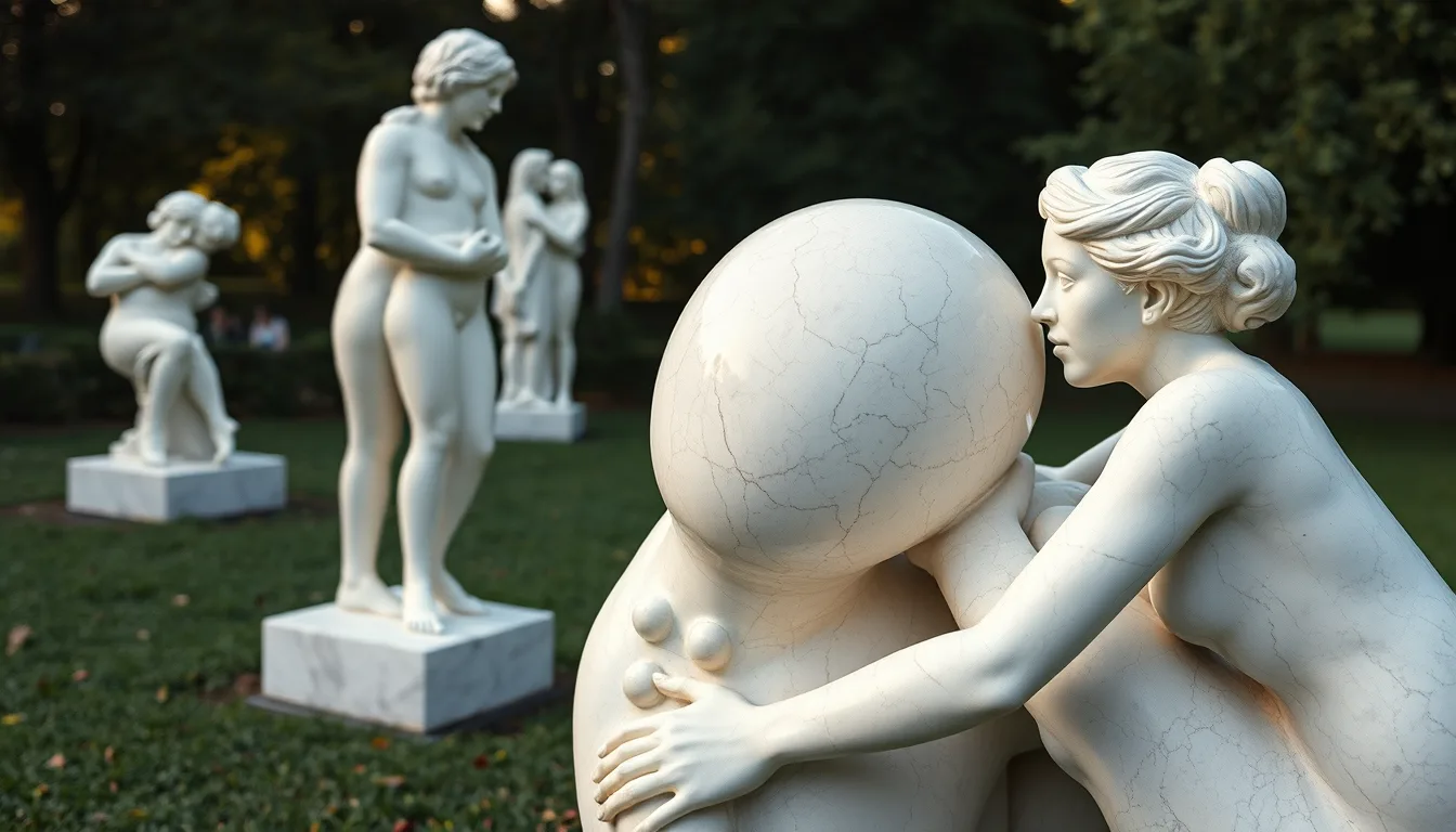 Sculpture for: Thought I should suffer for her crime