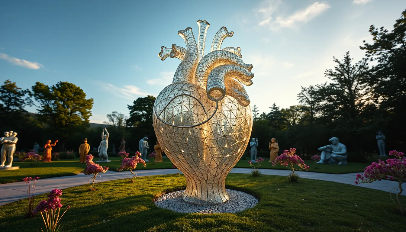 Sculpture for: It is devotion / To and from / Your heart