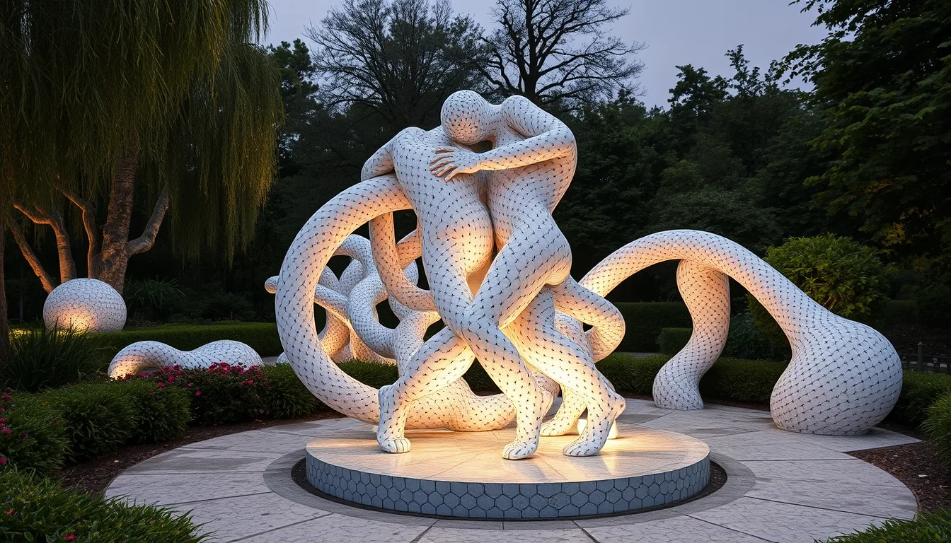 Sculpture for: Having seen / Those who live with form / And its favor